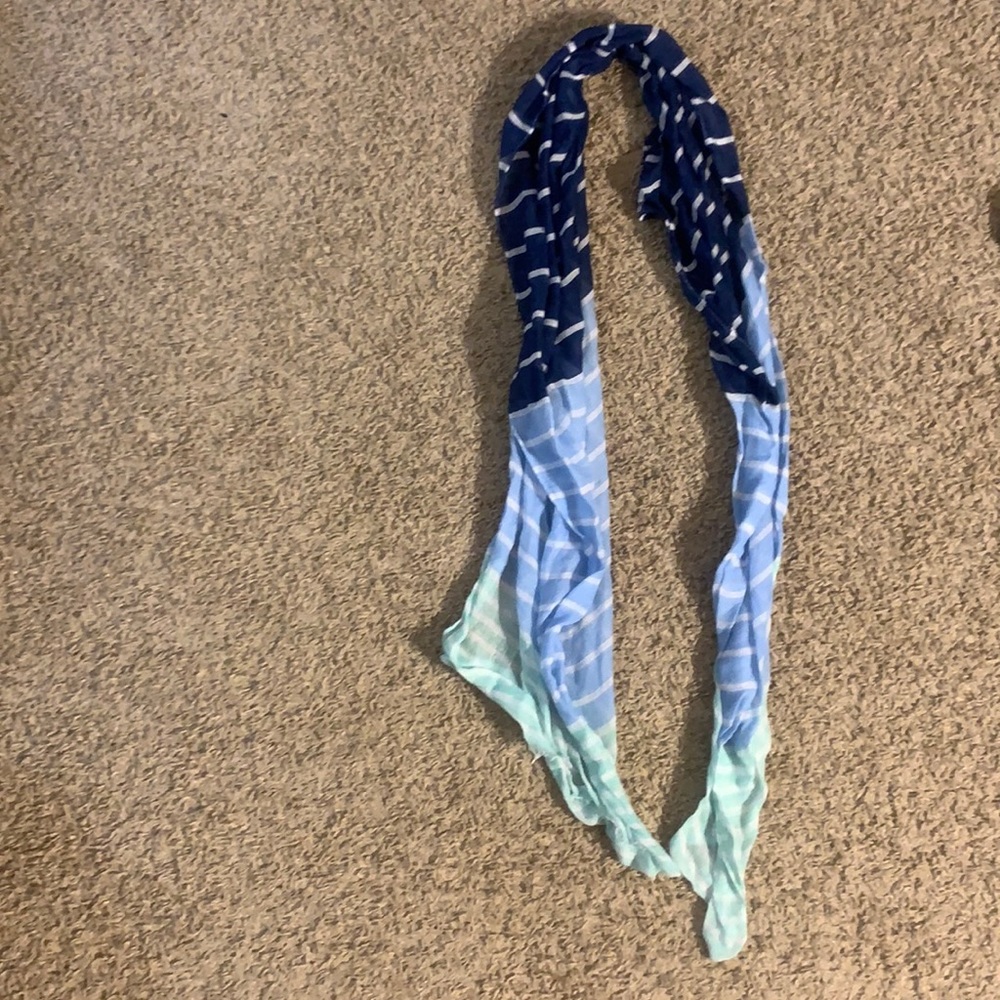 Blue scarf